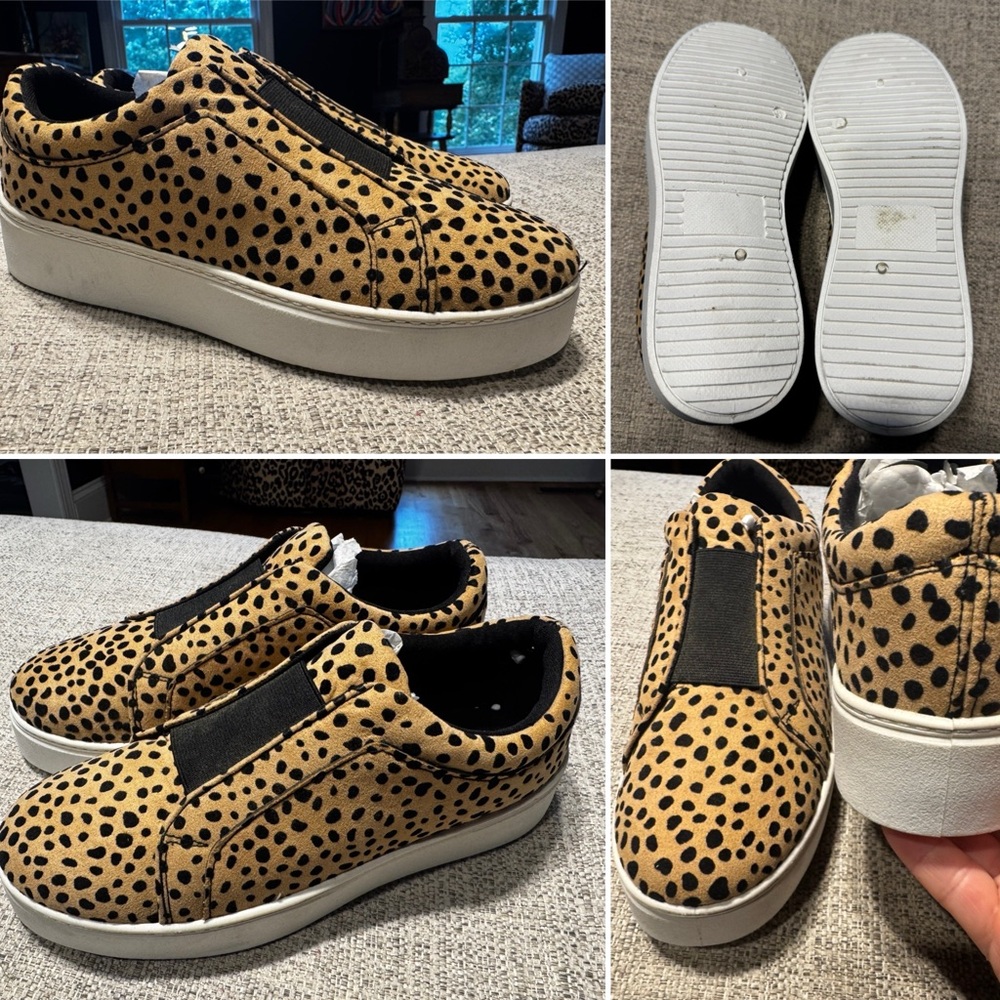 Leopard Print Sneakers